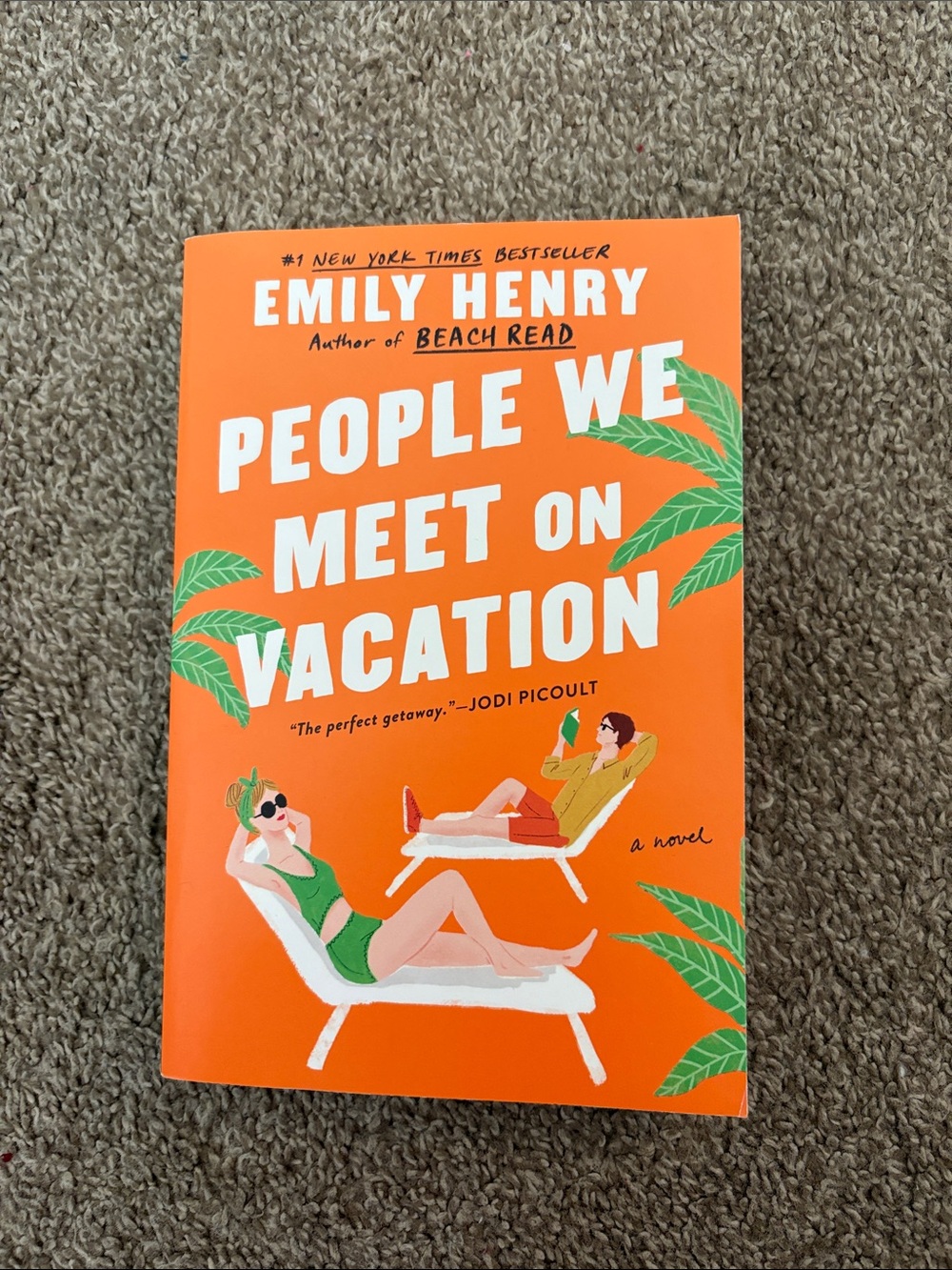People We Meet On Vacation — Orange Paperback Novel